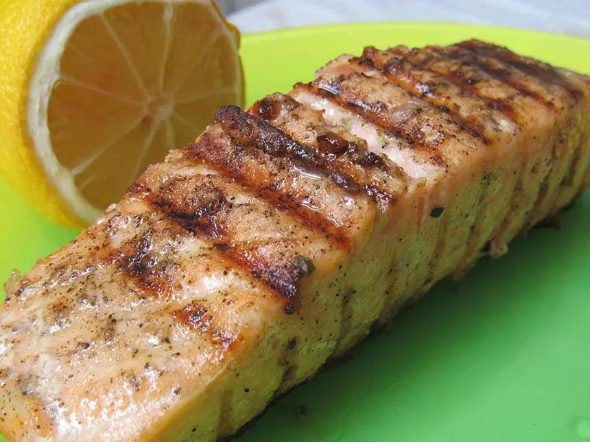 BBQ Salmon citron